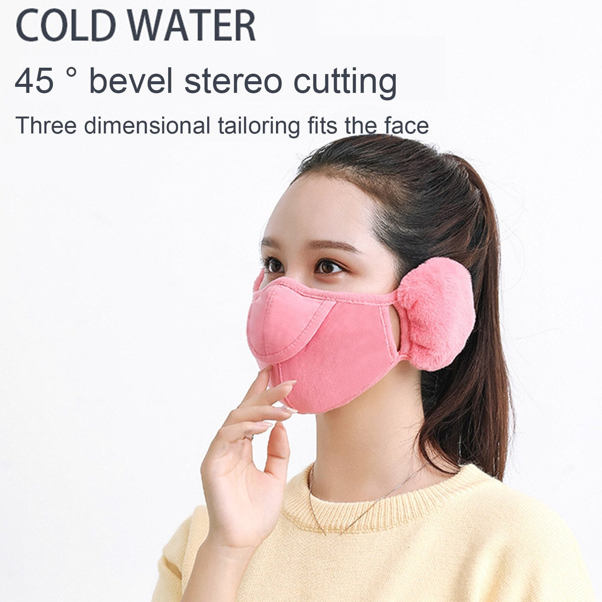 2in1 Unisex Winter Cold Proof Earmuff Mask