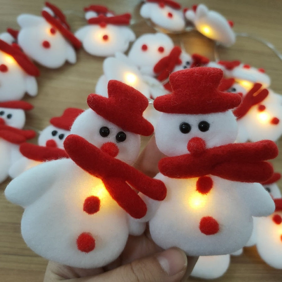 Christmas Snowman Tree LED String Lights - Image 3