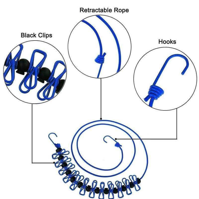 Portable Travel Clothesline - Image 7