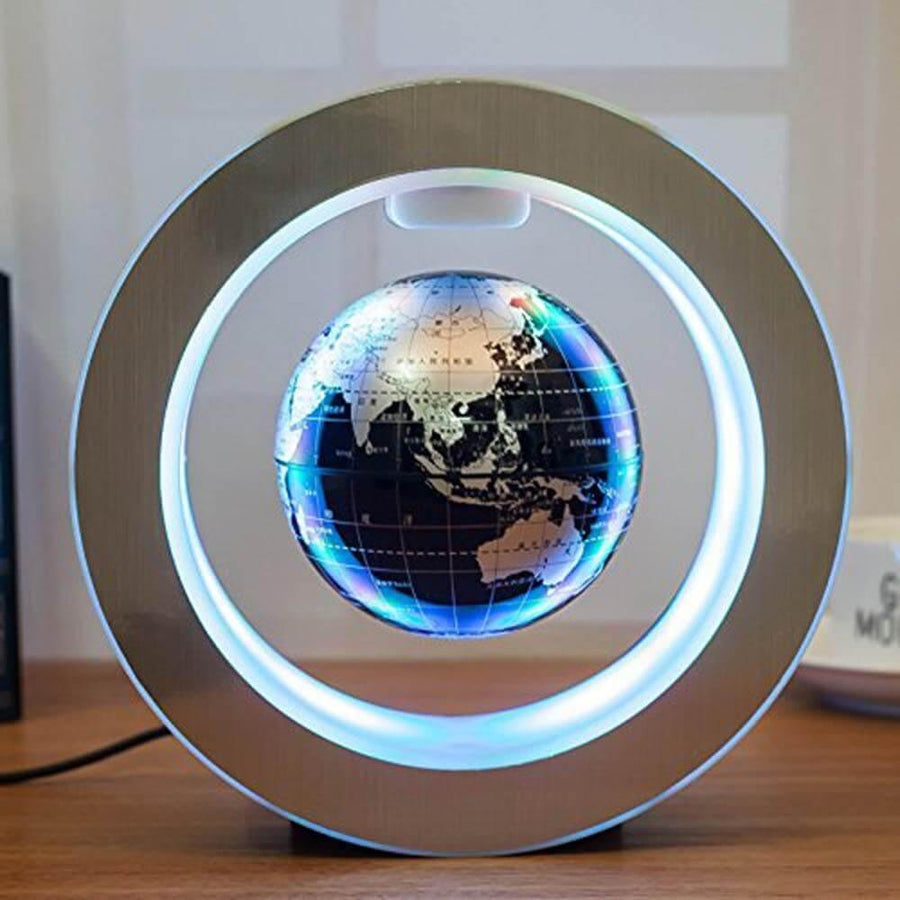 Novelty Floating Globe LED World Magnetic Levitation Lamp - Image 0