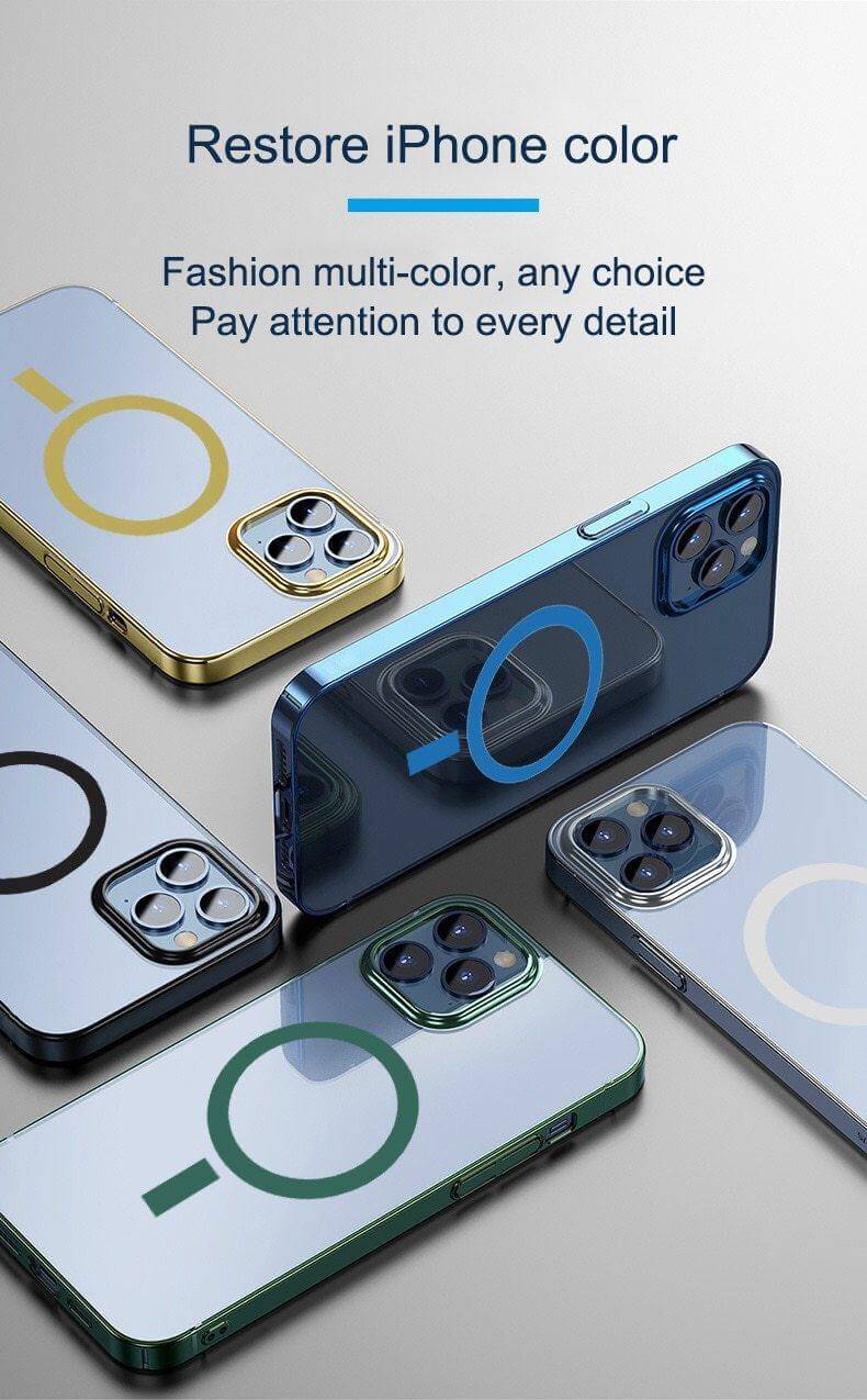 Transparent Magnetic Charger Case for iPhone 12 - Image 11