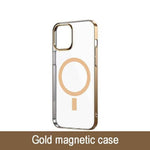 Transparent Magnetic Charger Case for iPhone 12