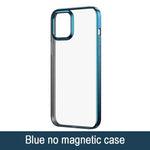 Transparent Magnetic Charger Case for iPhone 12