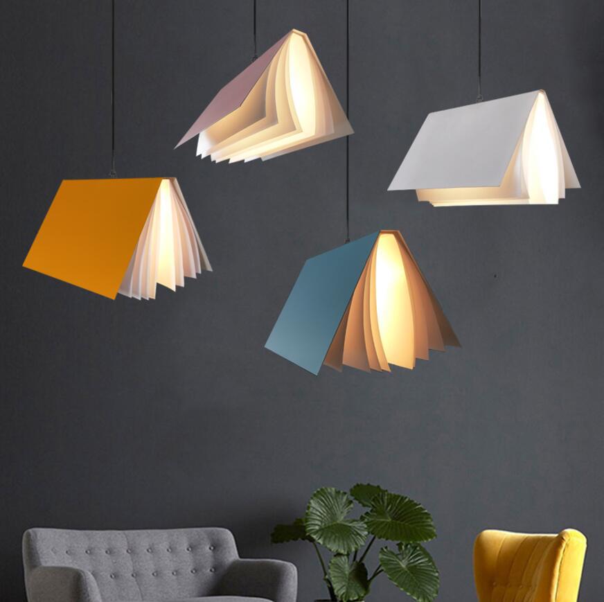 Simple Nordic Modern Book Shape Lamp - Image 0