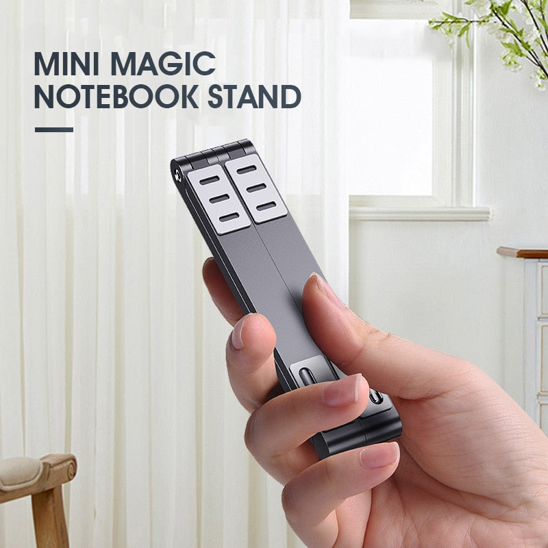 Adjustable Folding Notebook Phone Holder Stand - Image 4