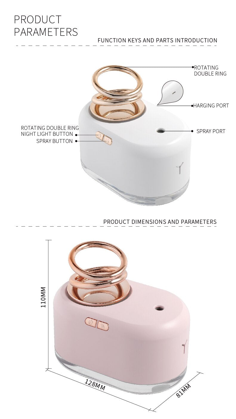 Ultrasonic Atmosphere Ring Humidifier