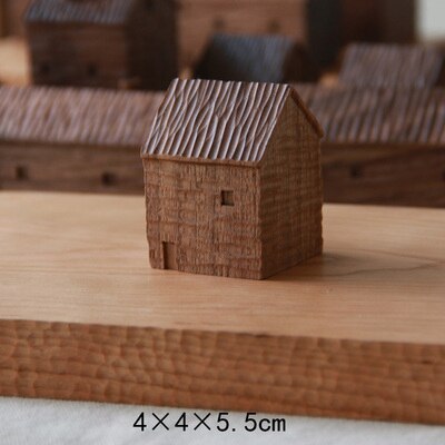 Walnut Miniature Wood House Decor - Image 11