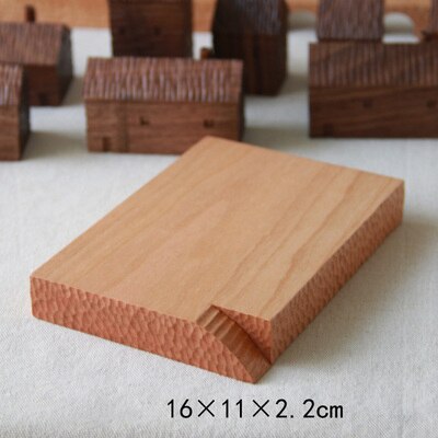 Walnut Miniature Wood House Decor