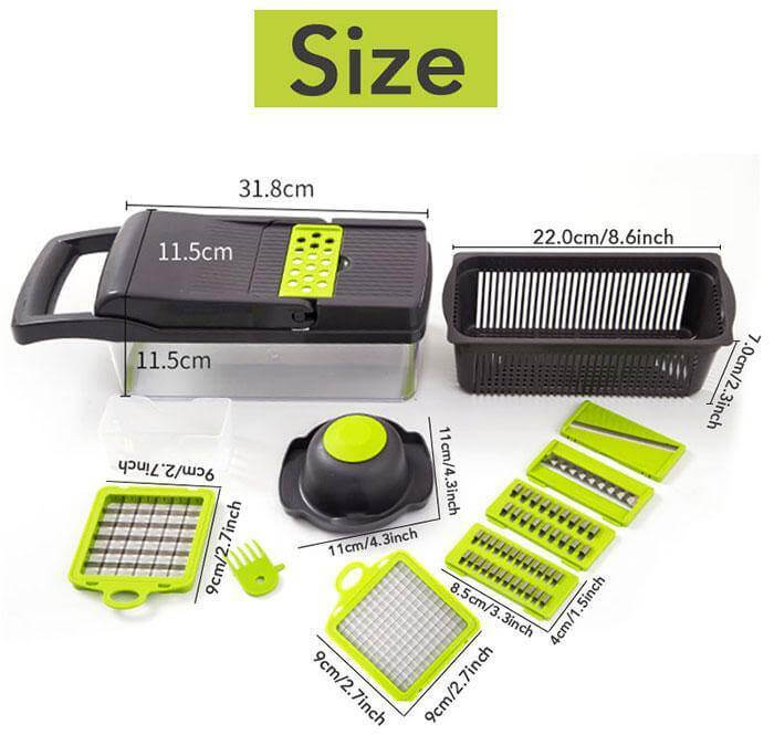 6 Blades Veggie Fruit Slicer with Box - Image 7