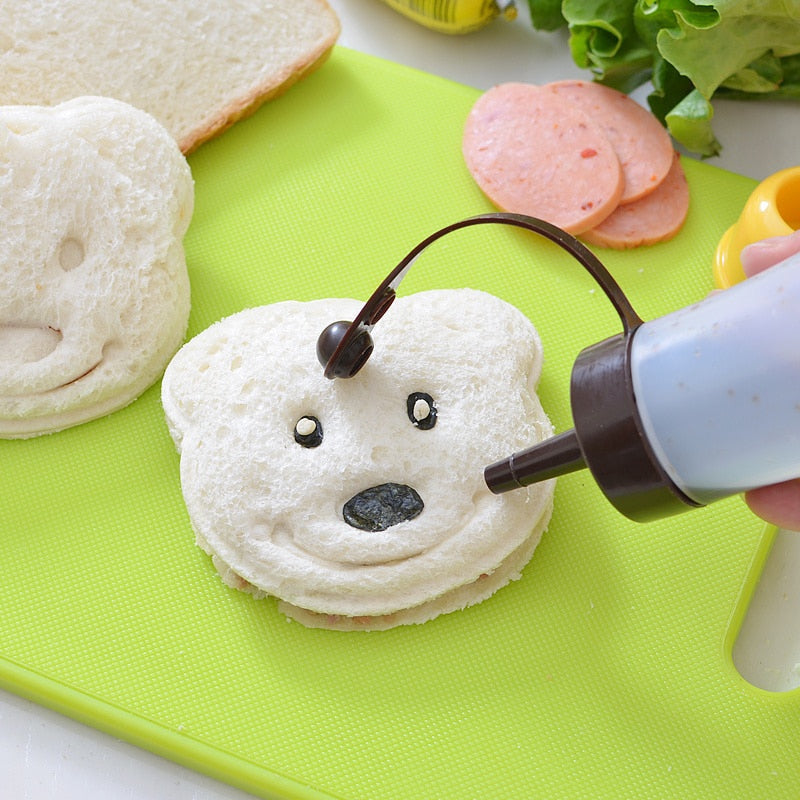 Little Bear Shape Sandwich Mold