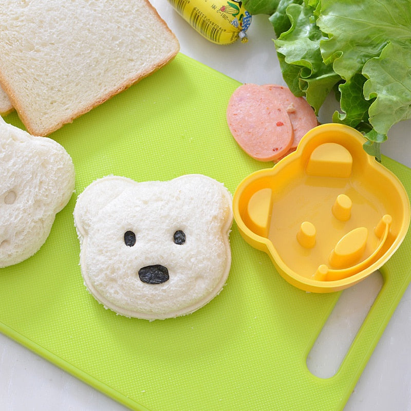 Little Bear Shape Sandwich Mold