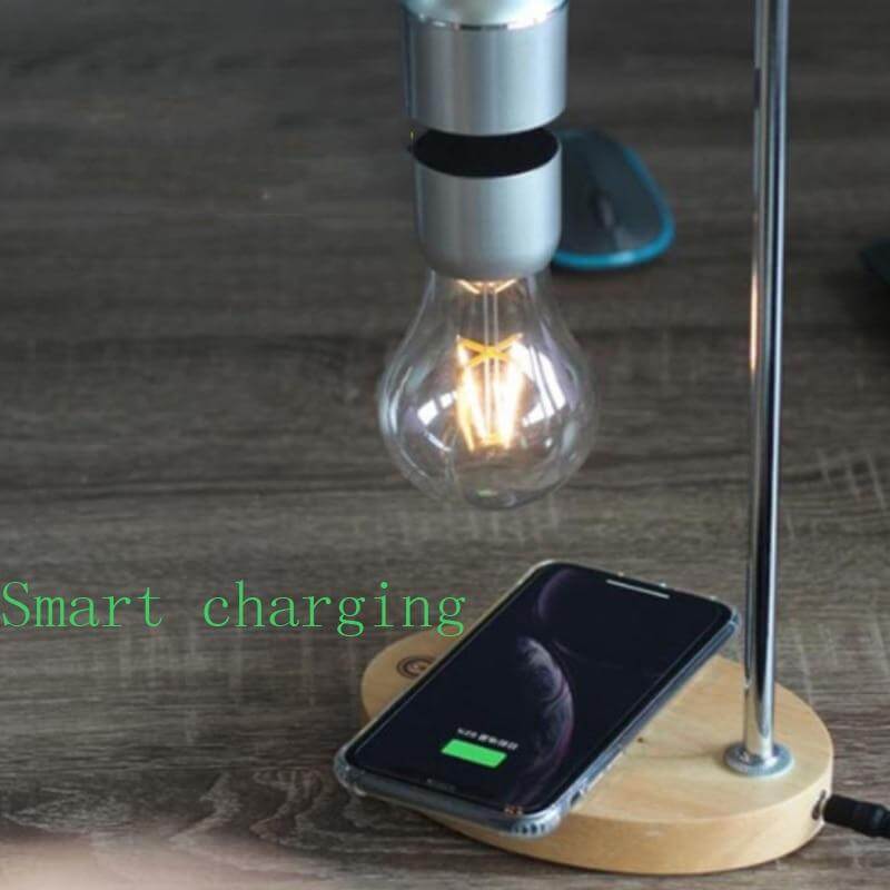 Magnetic Levitating Wireless Bulb Desk Lamp