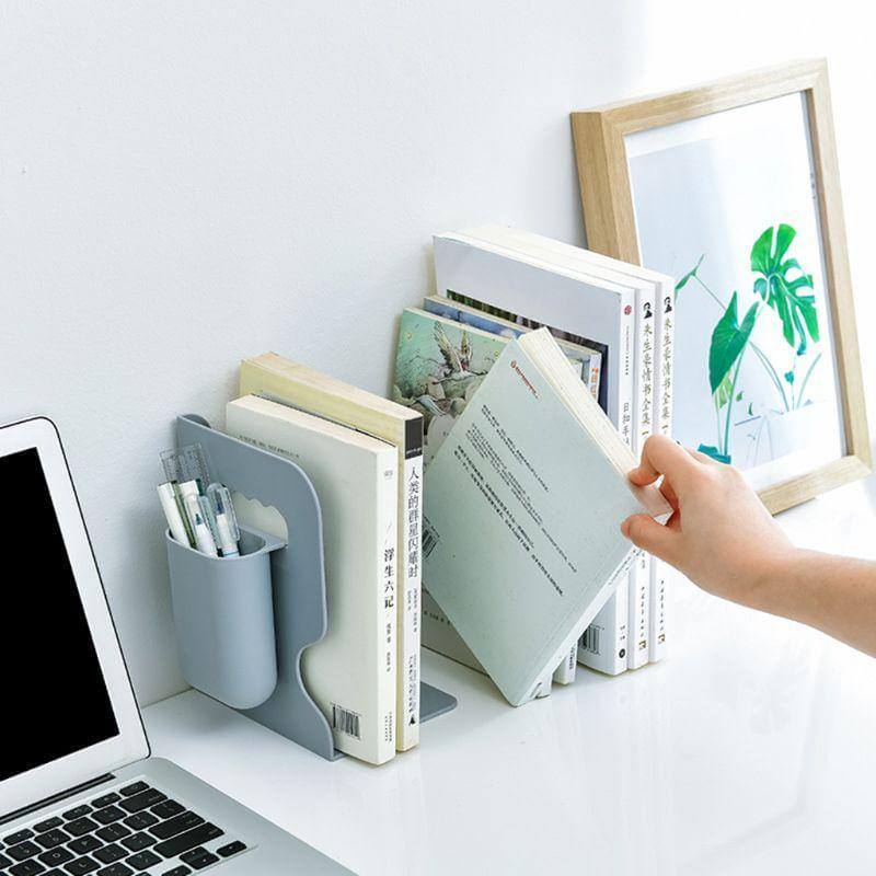 Adjustable Retractable Book Holder with Pen Holder - Image 7