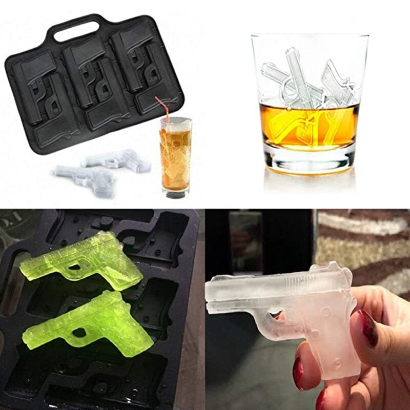 3D Gothic Skull Ice Cube Maker