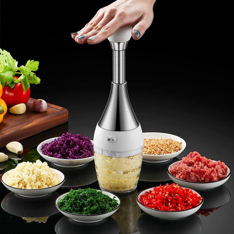 Stainless Steel Quick Garlic Vegetable Chopper - Image 0
