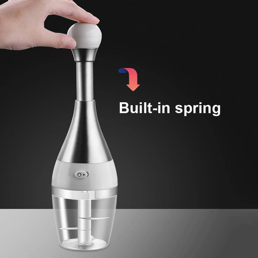 Stainless Steel Quick Garlic Vegetable Chopper - Image 5