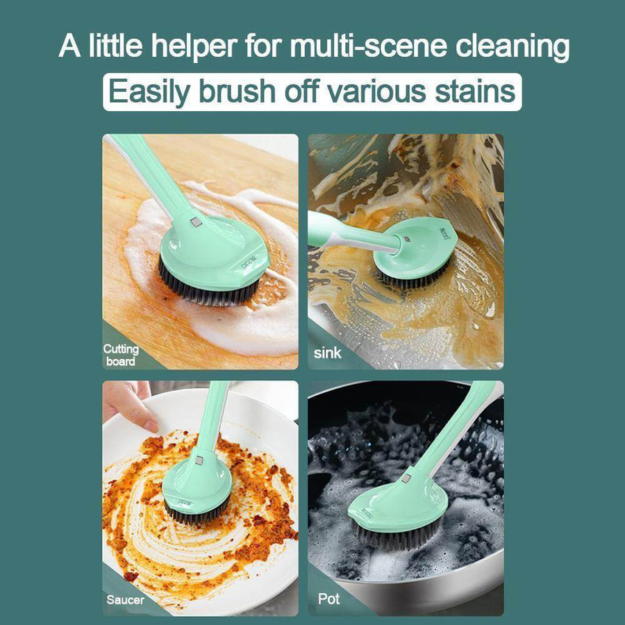 Multifunctional Kitchen Dish Soap Dispensing Brush - Image 1