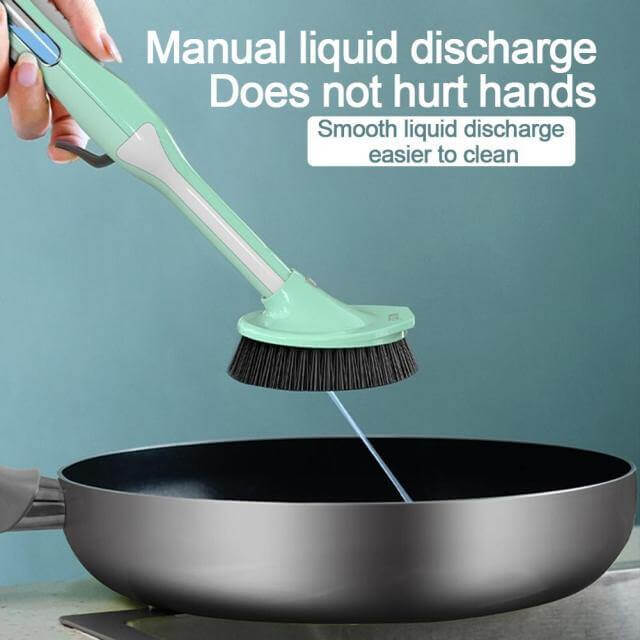 Multifunctional Kitchen Dish Soap Dispensing Brush - Image 8