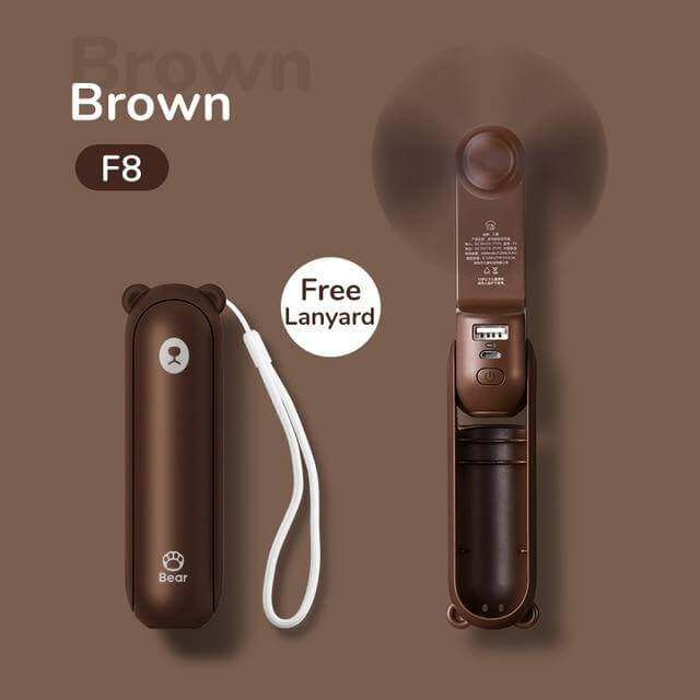 Rechargeable Portable Handheld Foldable Mini Fan - Image 14