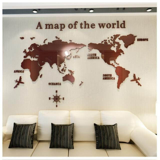A Map Of the World Wall Art Decoration - Image 5