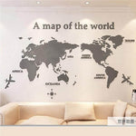 A Map Of the World Wall Art Decoration