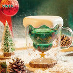 Double-Layer Christmas Mugs