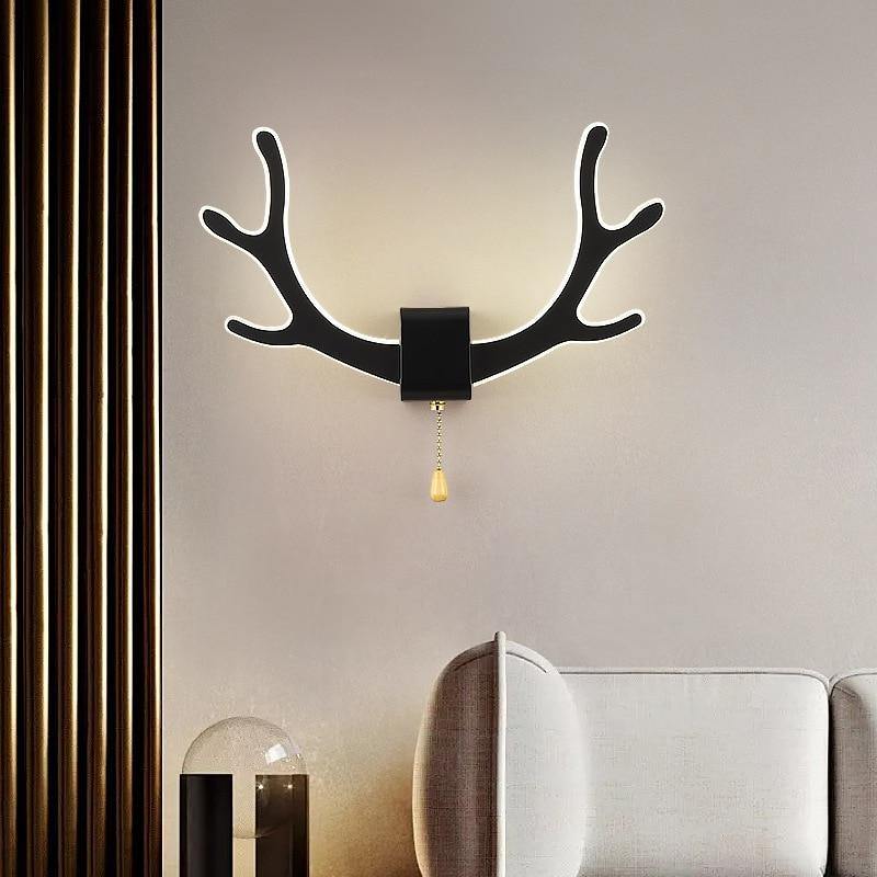 Creative Deer Antler Wall Lamp with Motion Sensor - Image 10
