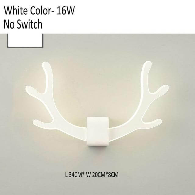 Creative Deer Antler Wall Lamp with Motion Sensor