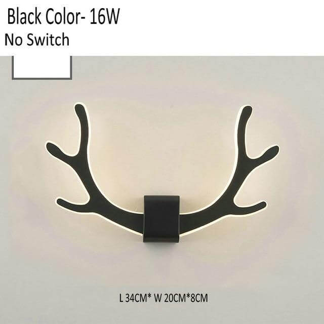 Creative Deer Antler Wall Lamp with Motion Sensor - Image 1