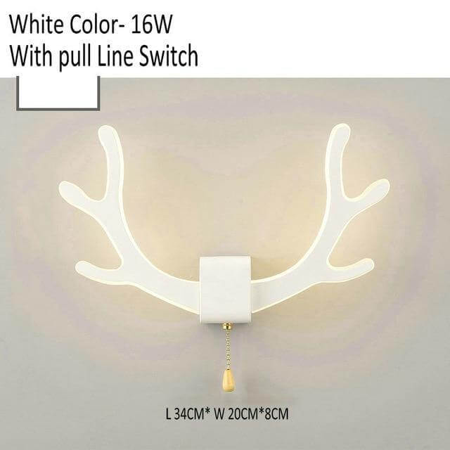 Creative Deer Antler Wall Lamp with Motion Sensor - Image 3