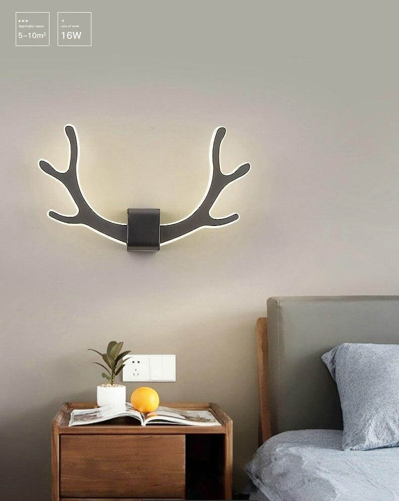Creative Deer Antler Wall Lamp with Motion Sensor - Image 9