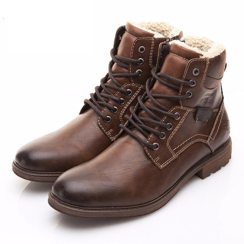 Fashion Vintage Style Male Winter Boots - Image 0