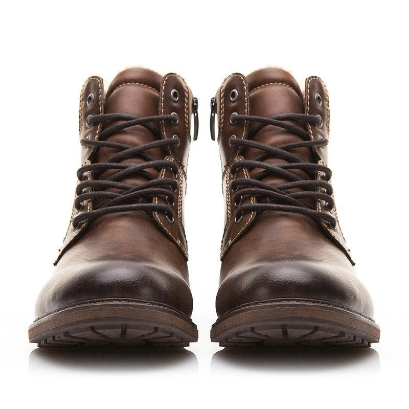 Fashion Vintage Style Male Winter Boots