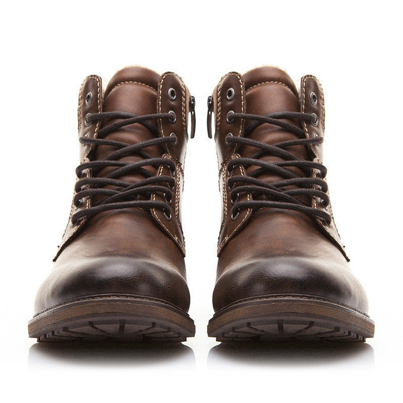 Fashion Vintage Style Male Winter Boots - Image 6