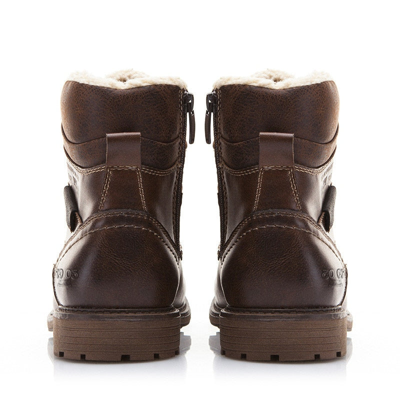 Fashion Vintage Style Male Winter Boots - Image 9