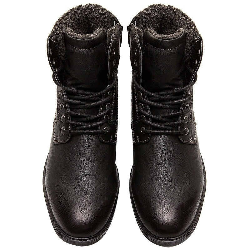 Fashion Vintage Style Male Winter Boots - Image 7