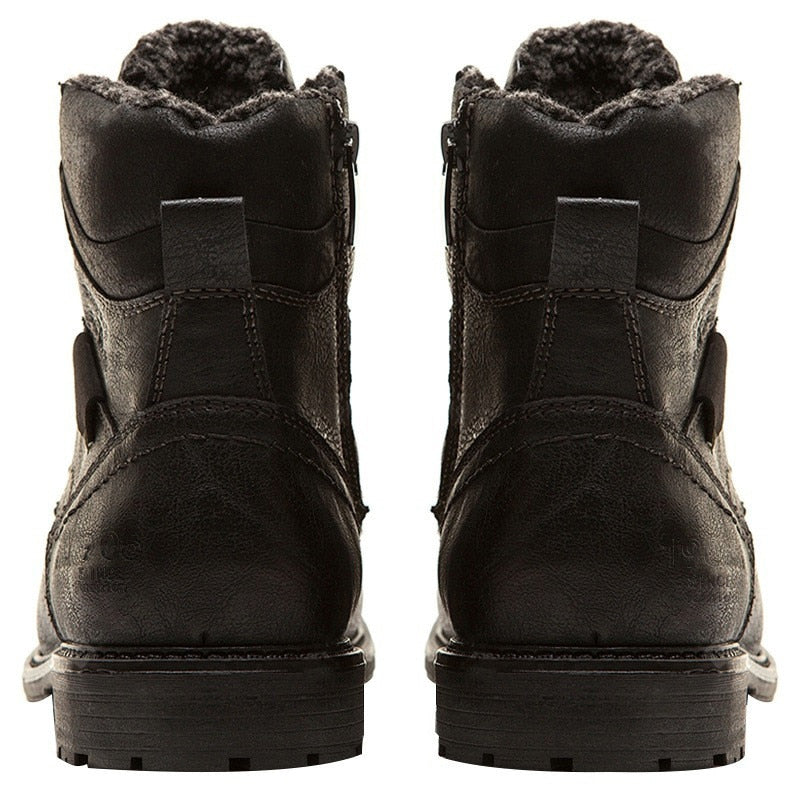 Fashion Vintage Style Male Winter Boots - Image 1