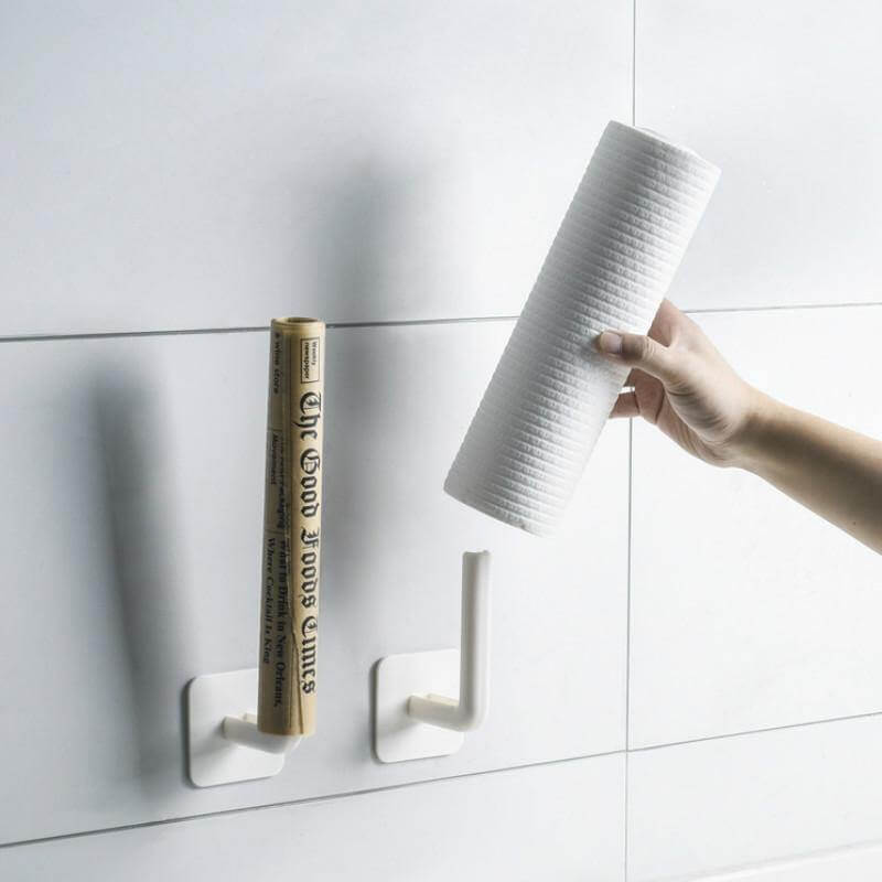 2pcs Multifunctional Smart Paper Holder Hooks - Image 18