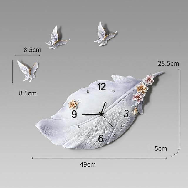 Nordic Wind Art Wall Clock - Image 2