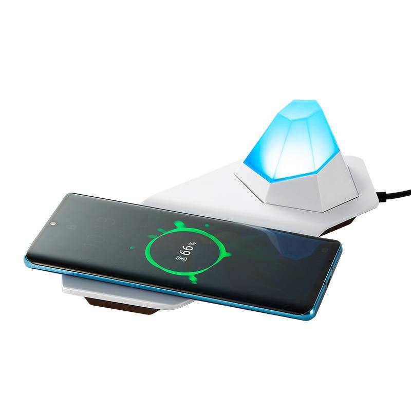 2in1 Diamond LED Night Light Wireless Charger - Image 7