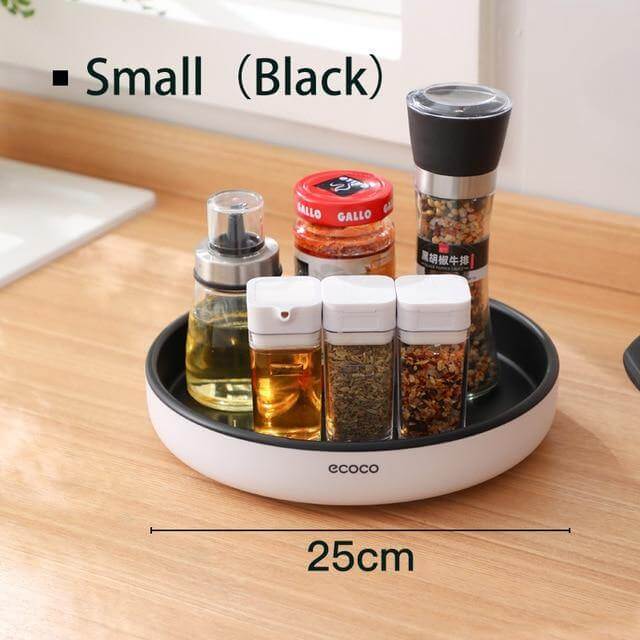 360° Rotating Tray Seasoning Bottle Organizer - Image 2
