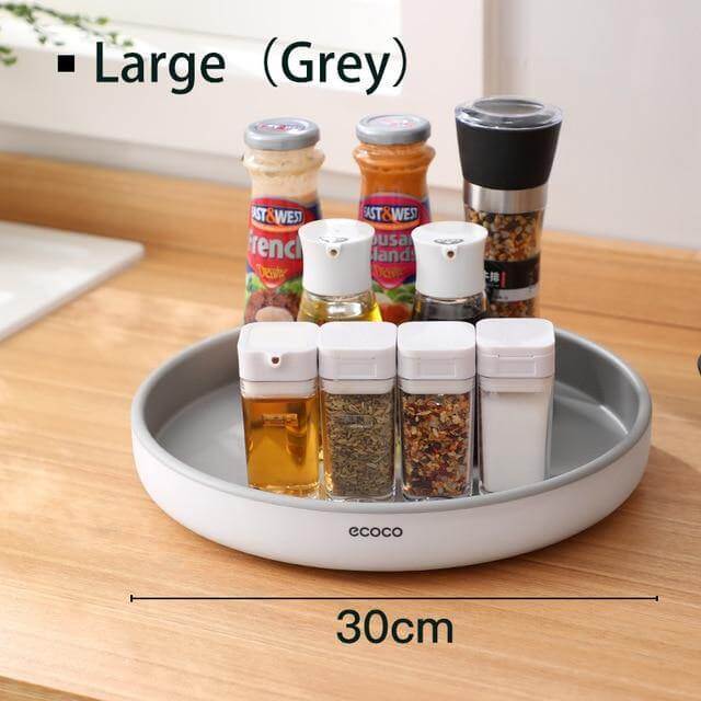 360° Rotating Tray Seasoning Bottle Organizer - Image 4