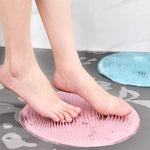 Round Silicone Bath Massage Cushion Brush