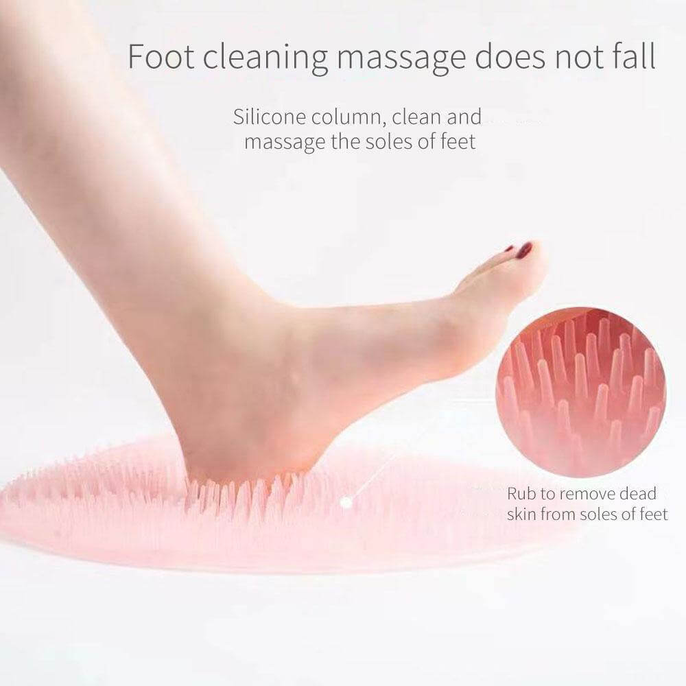 Round Silicone Bath Massage Cushion Brush