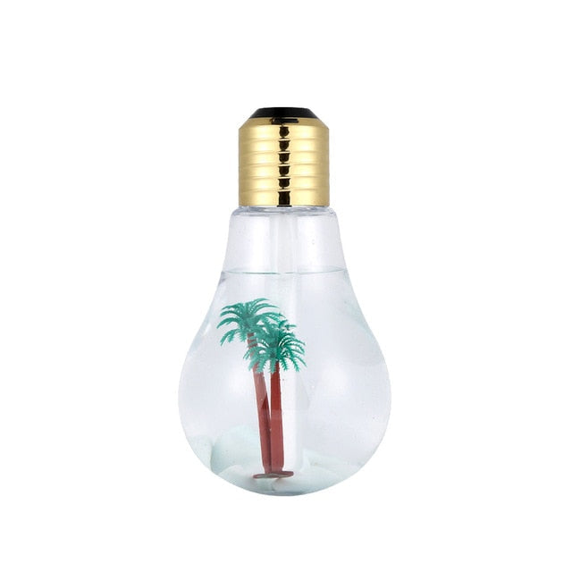 Colorful Light Bulb Air Humidifier