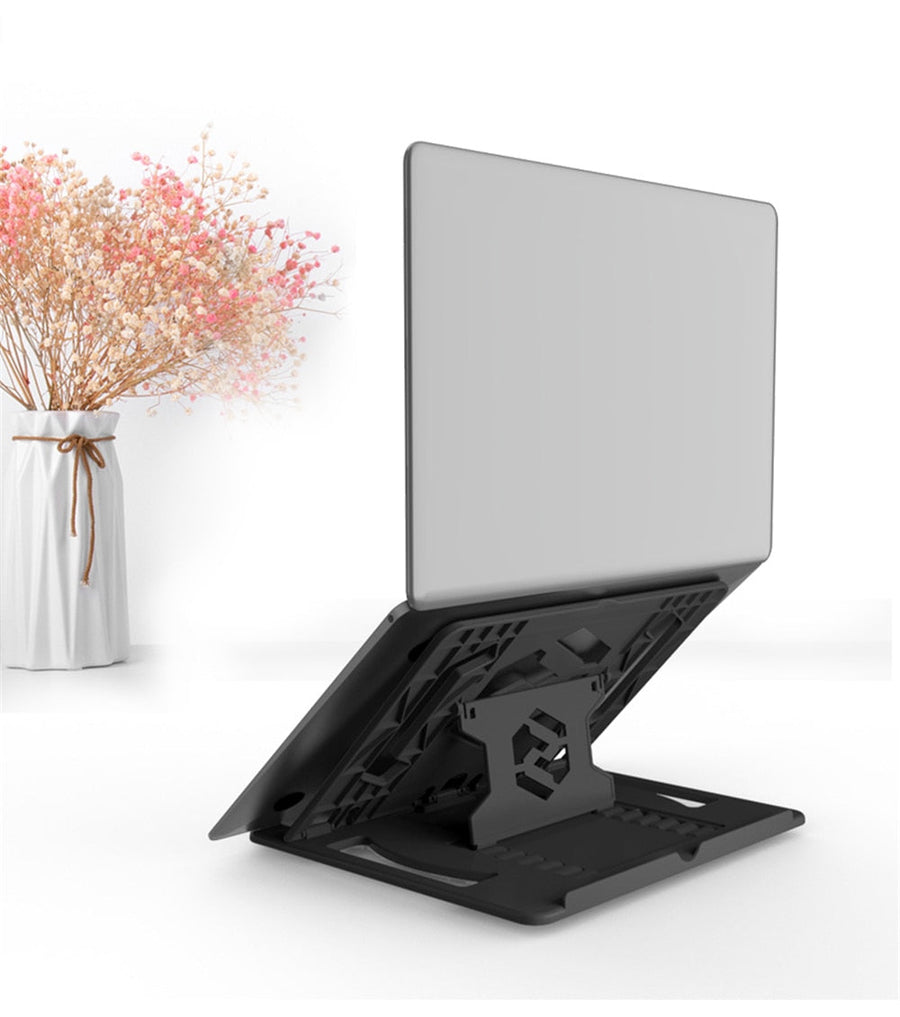 360 Rotating Laptop Stand with Phone Holder - Image 4