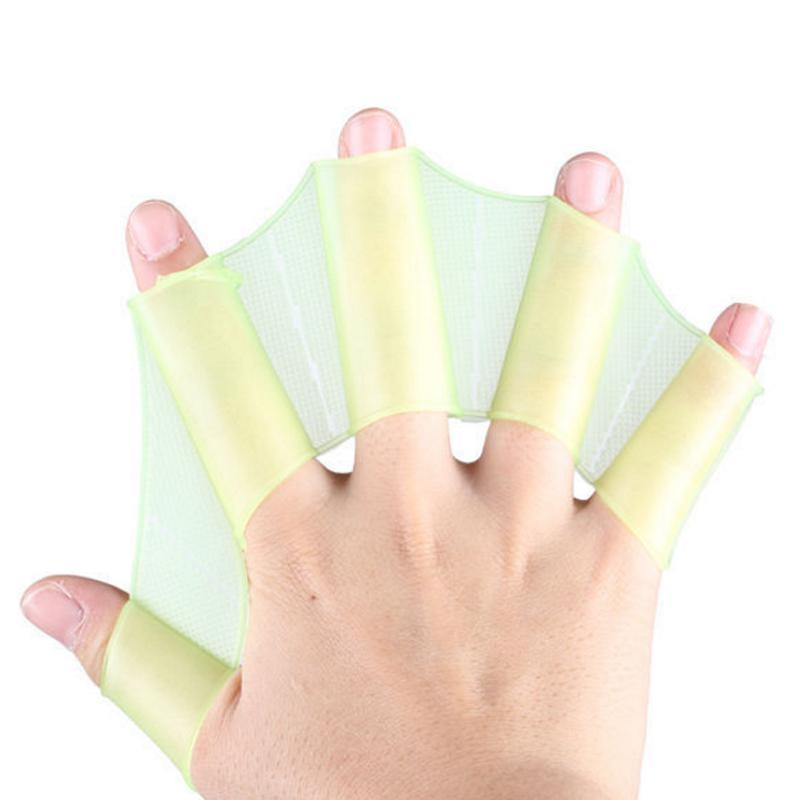 Silicone Webbed Swimming Gloves - Image 6