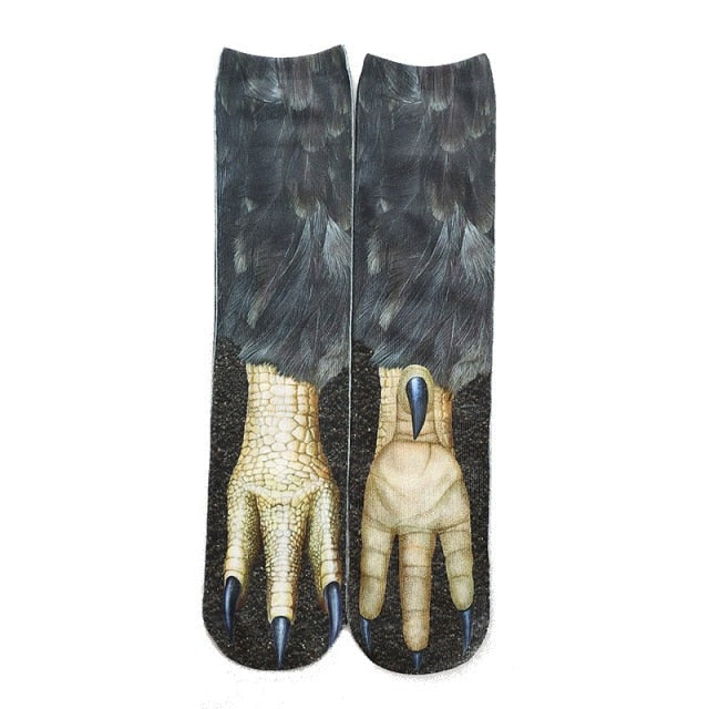Cat Paw 3D Printed Unisex Socks - Image 31