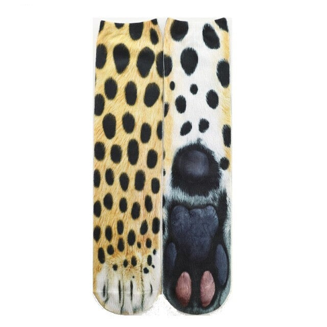 Cat Paw 3D Printed Unisex Socks - Image 32