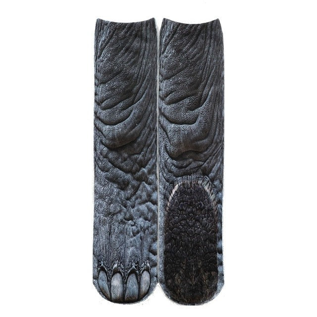 Cat Paw 3D Printed Unisex Socks - Image 13